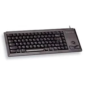 COMPACT KEYBOARD G84-4100 EU BLACK USB PS/2 US-ENGL INTL - G84-4100LCMEU-2